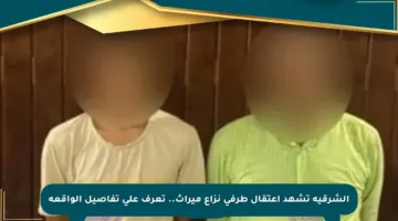 الشرقية تشهد اعتقال طرفي نزاع ميراث.. تعرف على تفاصيل الواقعة